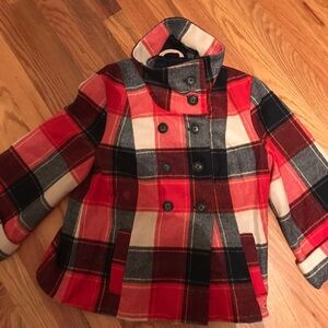 🌸VINTAGE HOLLISTER Vintage Plaid Coat